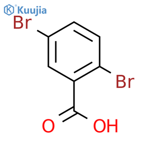 2,5-Dibromobenzoic acid structure