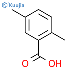 2,5-Dimethylbenzoic acid structure