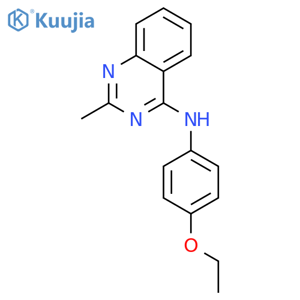 4-Quinazolinamine, N-(4-ethoxyphenyl)-2-methyl- structure