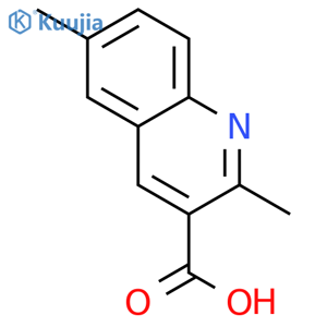 2,6-Dimethylquinoline-3-carboxylic acid structure