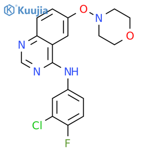 4-Quinazolinamine, N-(3-chloro-4-fluorophenyl)-6-(4-morpholinyloxy)- structure