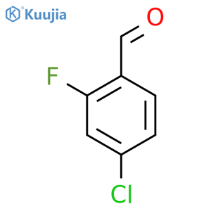 4-Chloro-2-fluorobenzaldehyde structure