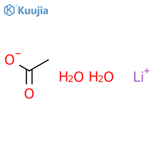 Lithium acetate dihydrate structure