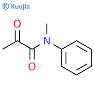 Propanamide, N-methyl-2-oxo-N-phenyl- structure