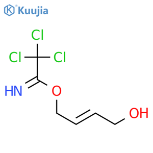 Ethanimidic acid, 2,2,2-trichloro-, (2E)-4-hydroxy-2-butenyl ester structure