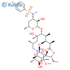 3’-N-Desmethyl-3’-N-tosyl Azithromycin structure