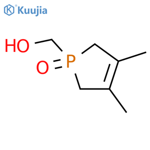 1H-Phosphole-1-methanol, 2,5-dihydro-3,4-dimethyl-, 1-oxide structure