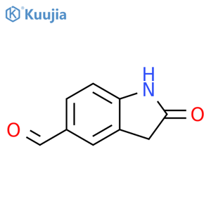 2-oxo-2,3-dihydro-1H-indole-5-carbaldehyde structure