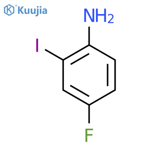 4-Fluoro-2-iodoaniline structure