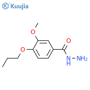 3-METHOXY-4-PROPOXYBENZOHYDRAZIDE structure