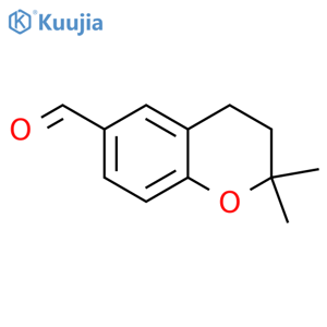 2,2-dimethylchromane-6-carbaldehyde structure