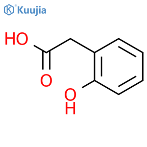 2-Hydroxyphenylacetic acid structure