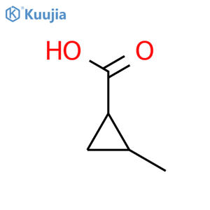 cis-2-Methylcyclopropanecarboxylic acid structure
