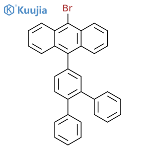 Anthracene, 9-bromo-10-[1,1':2',1''-terphenyl]-4'-yl- structure