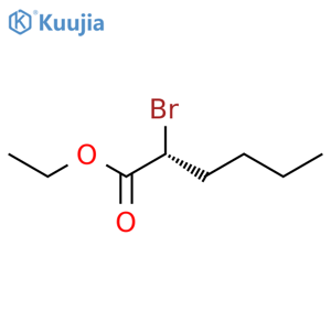 Ethyl 2-bromohexanoate structure