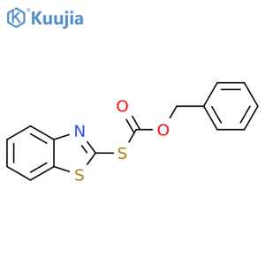 Carbonothioic acid, S-2-benzothiazolyl O-(phenylmethyl) ester structure