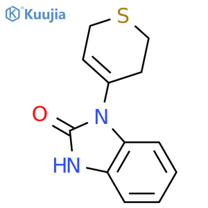 2H-Benzimidazol-2-one, 1-(3,6-dihydro-2H-thiopyran-4-yl)-1,3-dihydro- structure