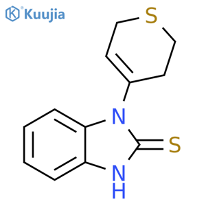 2H-Benzimidazole-2-thione,1-(3,6-dihydro-2H-thiopyran-4-yl)-1,3-dihydro- structure