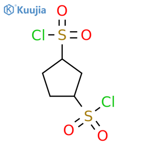 1,3-Cyclopentanedisulfonyl dichloride structure