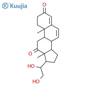 (8R,9R,10R,13S,14R)-17-(1,2-Dihydroxyethyl)-10,13-dimethyl-2,8,9,11,14,15,16,17-octahydro-1H-cyclopenta[a]phenanthrene-3,12-dione structure