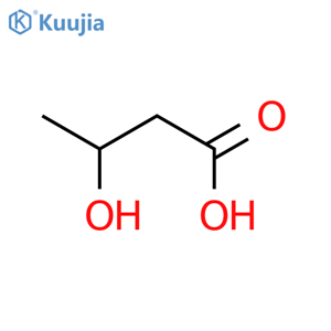 (3S)-3-hydroxybutanoic acid structure