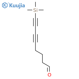 5,7-Octadiynal, 8-(trimethylsilyl)- structure