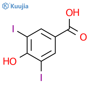 3,5-Diiodo-4-hydroxybenzoic acid structure