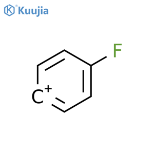 Phenylium, 4-fluoro- structure