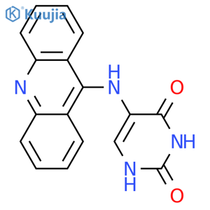 5-(acridin-9-ylamino)-1H-pyrimidine-2,4-dione structure