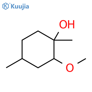 Cyclohexanol, 2-methoxy-1,4-dimethyl- structure