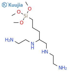 1,2-Pentanediamine, N,N'-bis(2-aminoethyl)-5-(trimethoxysilyl)- structure