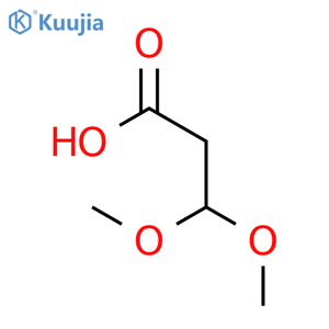 3,3-dimethoxypropanoic acid structure