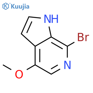 7-bromo-4-methoxy-1h-pyrrolo[2,3-c]pyridine structure