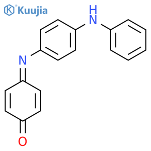 2,5-Cyclohexadien-1-one,4-[[4-(phenylamino)phenyl]imino]- structure