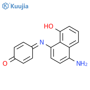 2,5-Cyclohexadien-1-one,4-[(4-amino-8-hydroxy-1-naphthalenyl)imino]- structure