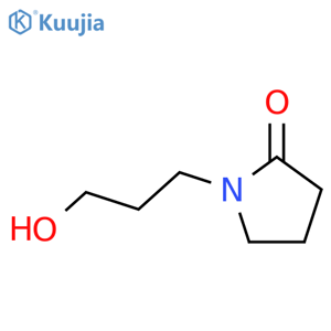 1-(3-hydroxypropyl)pyrrolidin-2-one structure