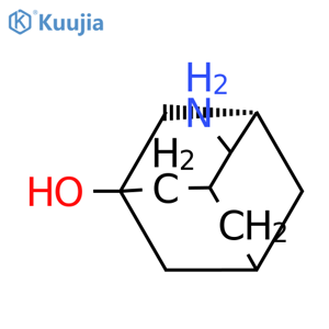 trans-4-Aminoadamantan-1-ol structure