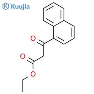 1-Naphthalenepropanoicacid, b-oxo-, ethyl ester structure