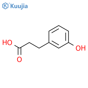 3-(3-Hydroxyphenyl)propanoic acid structure