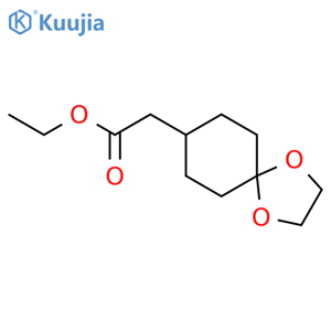 ethyl 2-{1,4-dioxaspiro[4.5]decan-8-yl}acetate structure