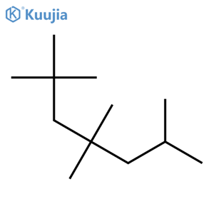 2,2,4,4,6-Pentamethylheptane structure