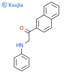 Ethanone, 1-(2-naphthalenyl)-2-(phenylamino)- structure