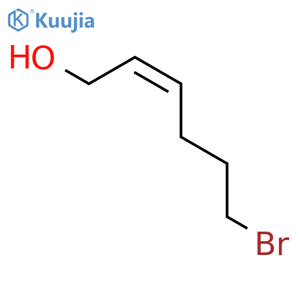 2-Hexen-1-ol, 6-bromo-, (2Z)- structure