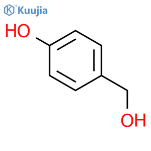 4-Hydroxybenzyl alcohol structure