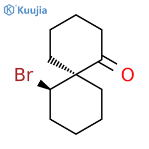 Spiro[5.5]undecan-1-one, 7-bromo-, (6R,7R)-rel- structure