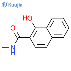 2-Naphthalenecarboxamide, 1-hydroxy-N-methyl- structure