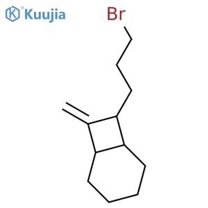 Bicyclo[4.2.0]octane, 7-(3-bromopropyl)-8-methylene- structure