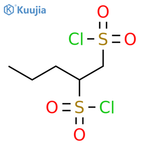 1,2-Pentanedisulfonyl dichloride structure