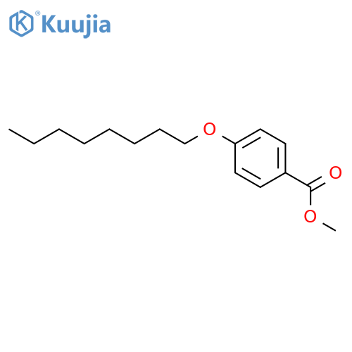 Methyl 4-n-octyloxybenzoate structure
