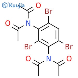 Acetamide, N,N'-(2,4,6-tribromo-1,3-phenylene)bis[N-acetyl- structure